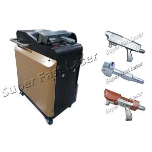  High Power Portable Rust Removal Tool Fiber Laser Cleaning Machine 1064nm Manufactures