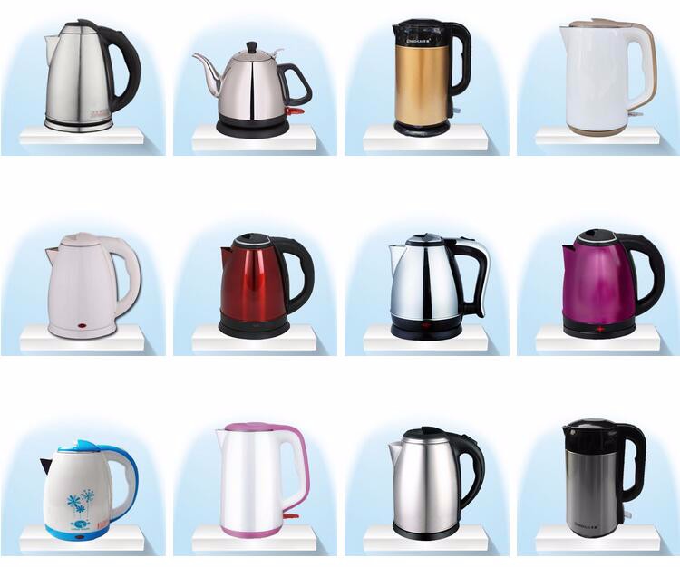 2019 New PP cool Stainless Steel Electric tea Kettle1.5L/1.8L