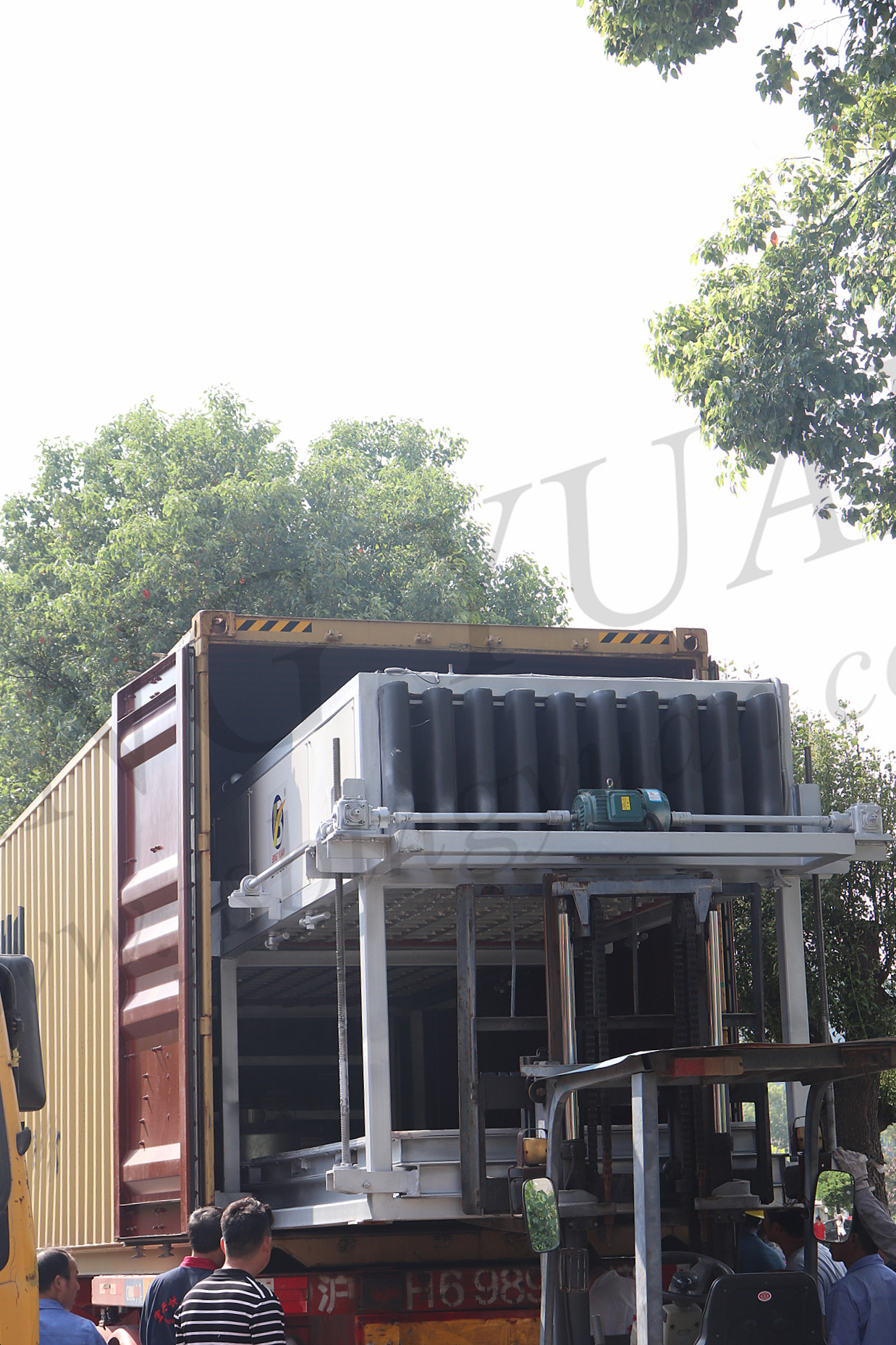Evaporative Cooling 6 Ton 480V Block Ice Maker Machine