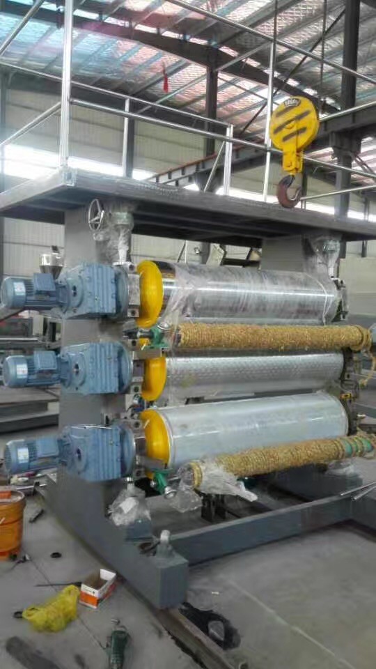 Stable Working PVC Coil Car Mat Bonding Machine 250 - 450kg/h Large Output