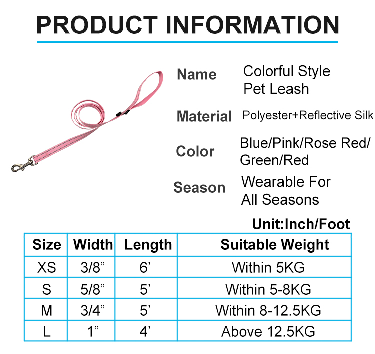 Personalized Buckle Waterproof Dog Leash