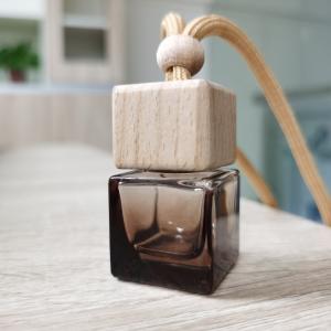 7ml New Color Hanging Fragrance Diffuser Car Pendant Perfume Square Wooden Cap