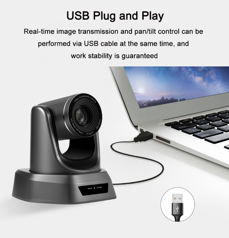 20X Zoom 1080P HD Definition Auto Focus USB&SDI&HDMI Conferencing System Video Camera