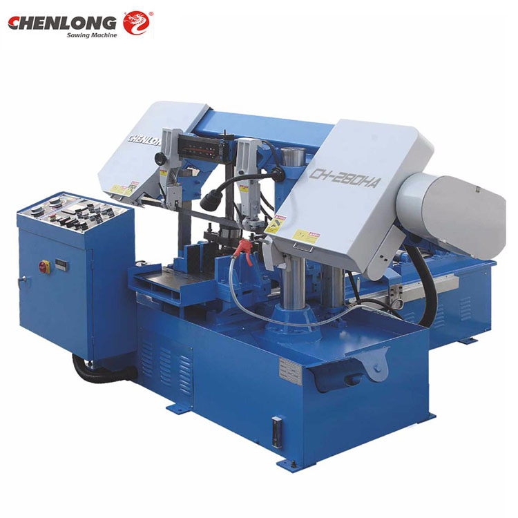 CH-280HA Double Column Bandsaw Machine Iron Steel Tube Cutting