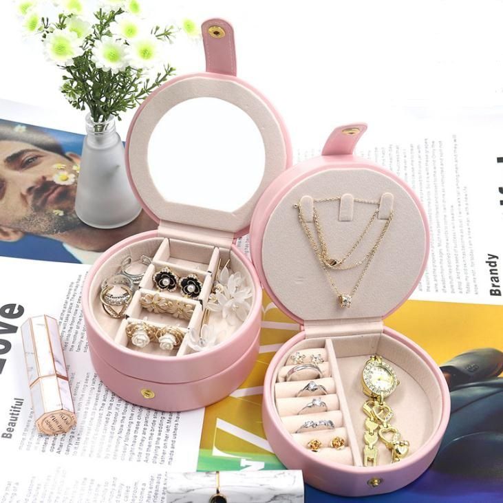 Luxury Jewelry Box 10.9*10.2*5.9cm with Custom Logo Printing, China Factory Wholesale Price High Quality Paper Packaging Box