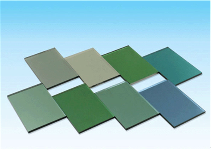 High Transmittance Gold Reflective Glass , Silver Reflective Glass For Green House