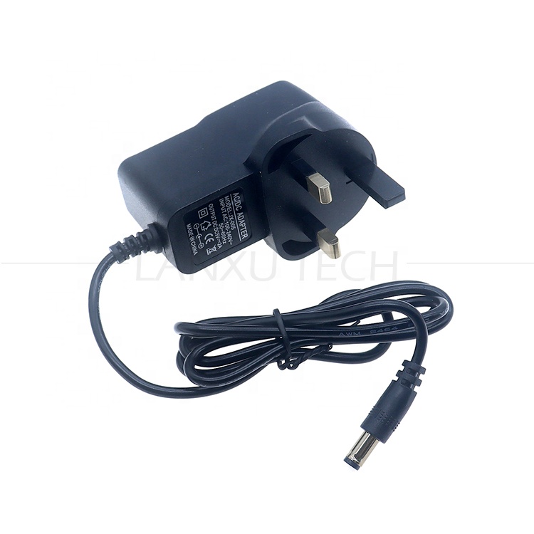 Universal UK US EU AU Plug AC to 24v 12v 9v 5v DC 5.5x2.1mm Jack Power Supply Adapter