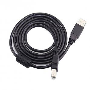  Black High Speed USB Cable , A Male To A Female 2.0 USB Printer Cord Manufactures