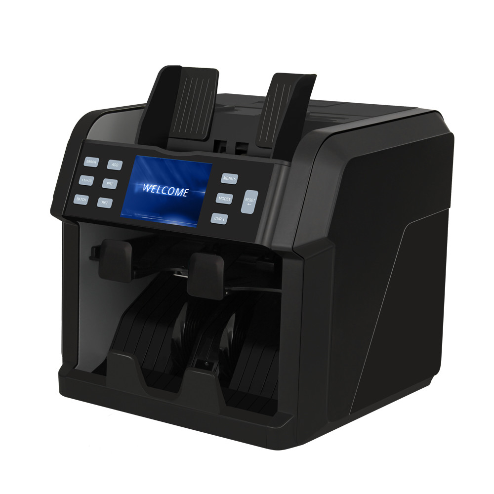 FMD-4200 two pocket sorter mix value counting machine mad USD value counter with built-in printer