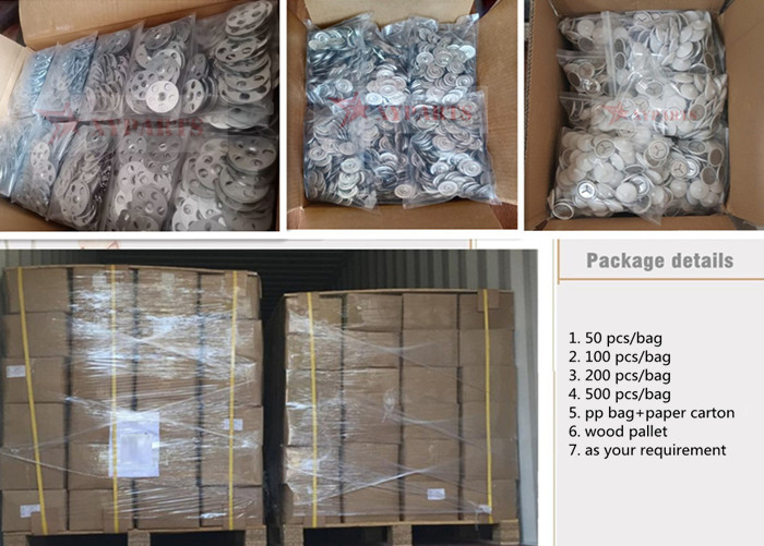 36mm Stainless Steel Metal Fixing Washers For Tile Backer Boards XPS