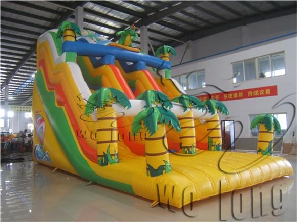 big exciting kid Forest Inflatable Slide, outdoor inflatable toys