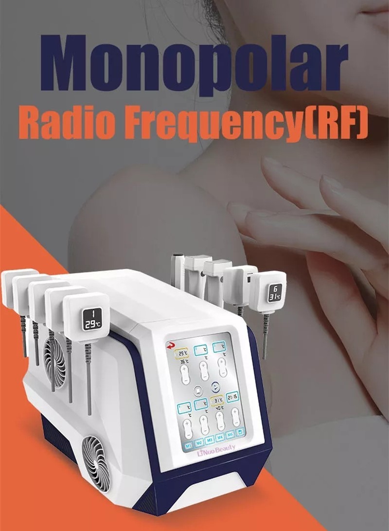 100w Radio Frequency Beauty Device 2mhz Monopolar Trusculpting Cellulite Treatment