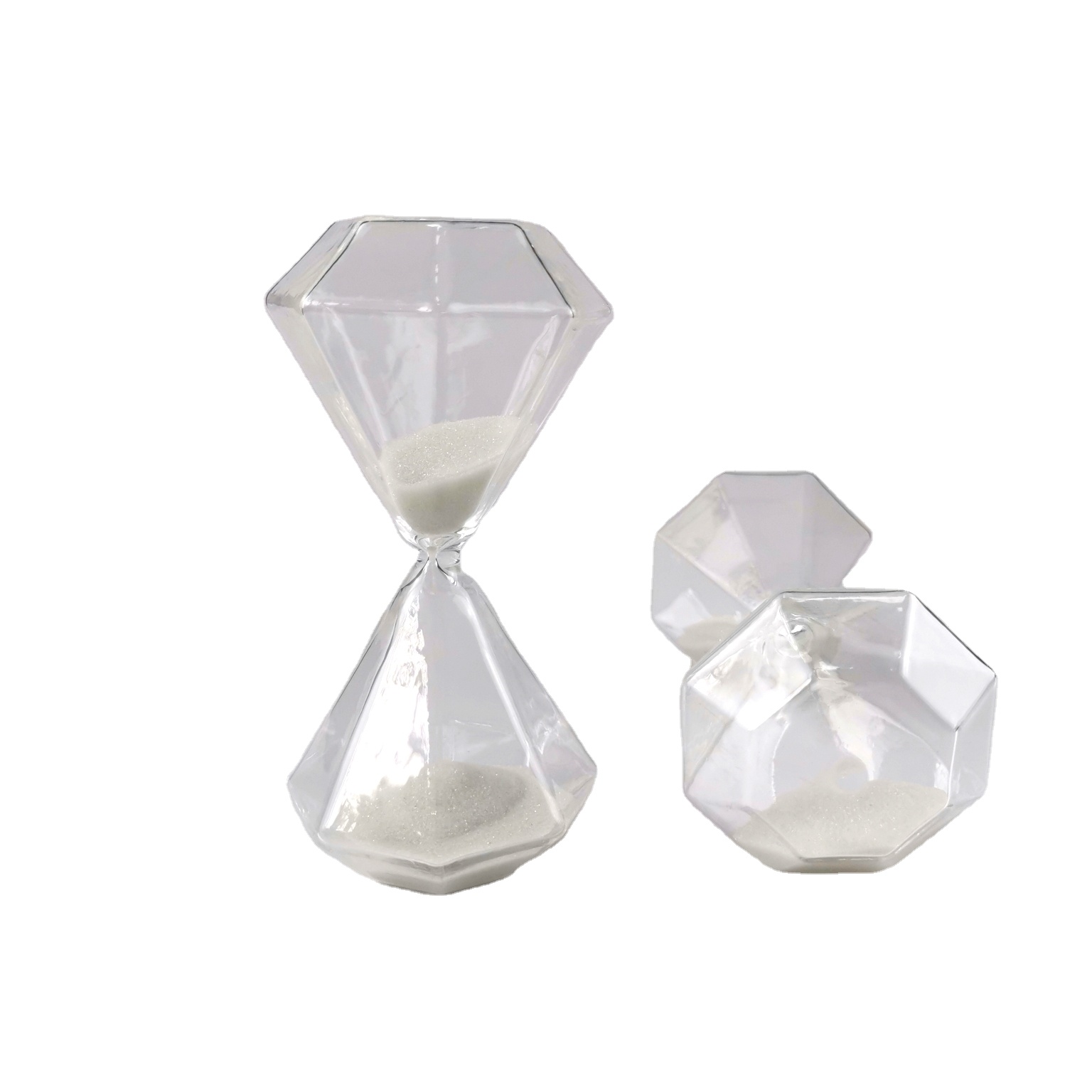 Diamond Sand Timer Hourglass 1-30min Logo Customized Timekeeping Device