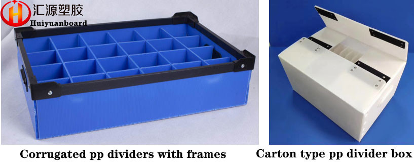Impact Resistant Black ESD Corrugated Box With Divider
