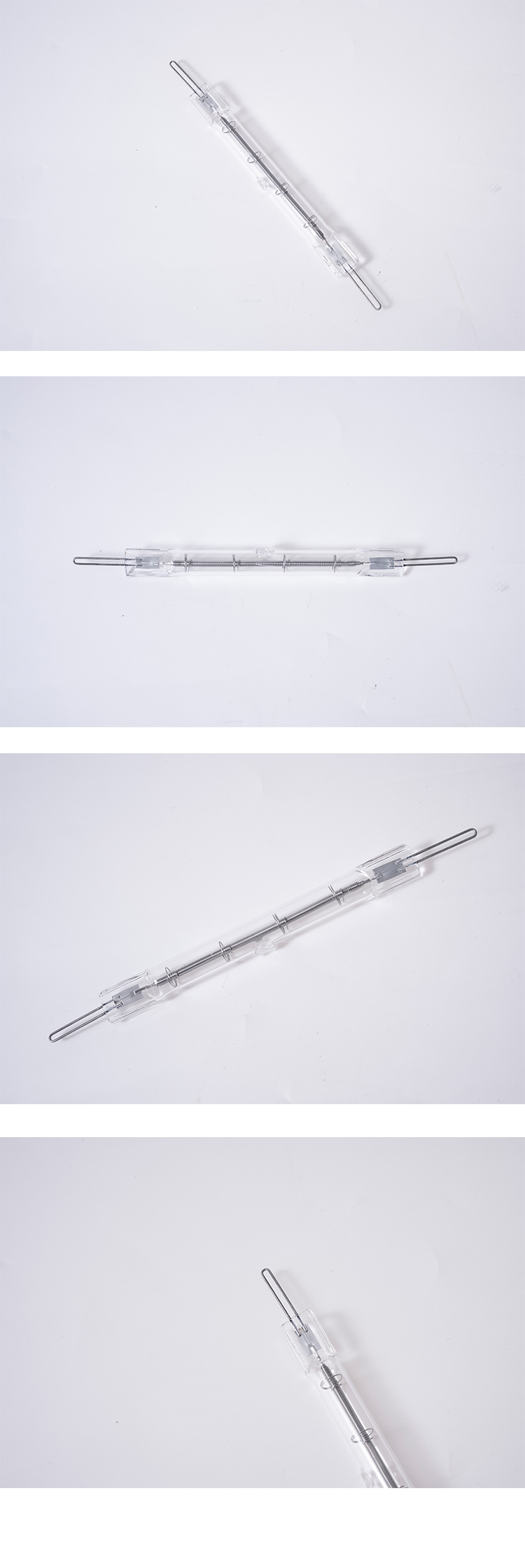 Transparent Quartz Heater Infrared Halogen Tube 200-4000W IR Heating Element
