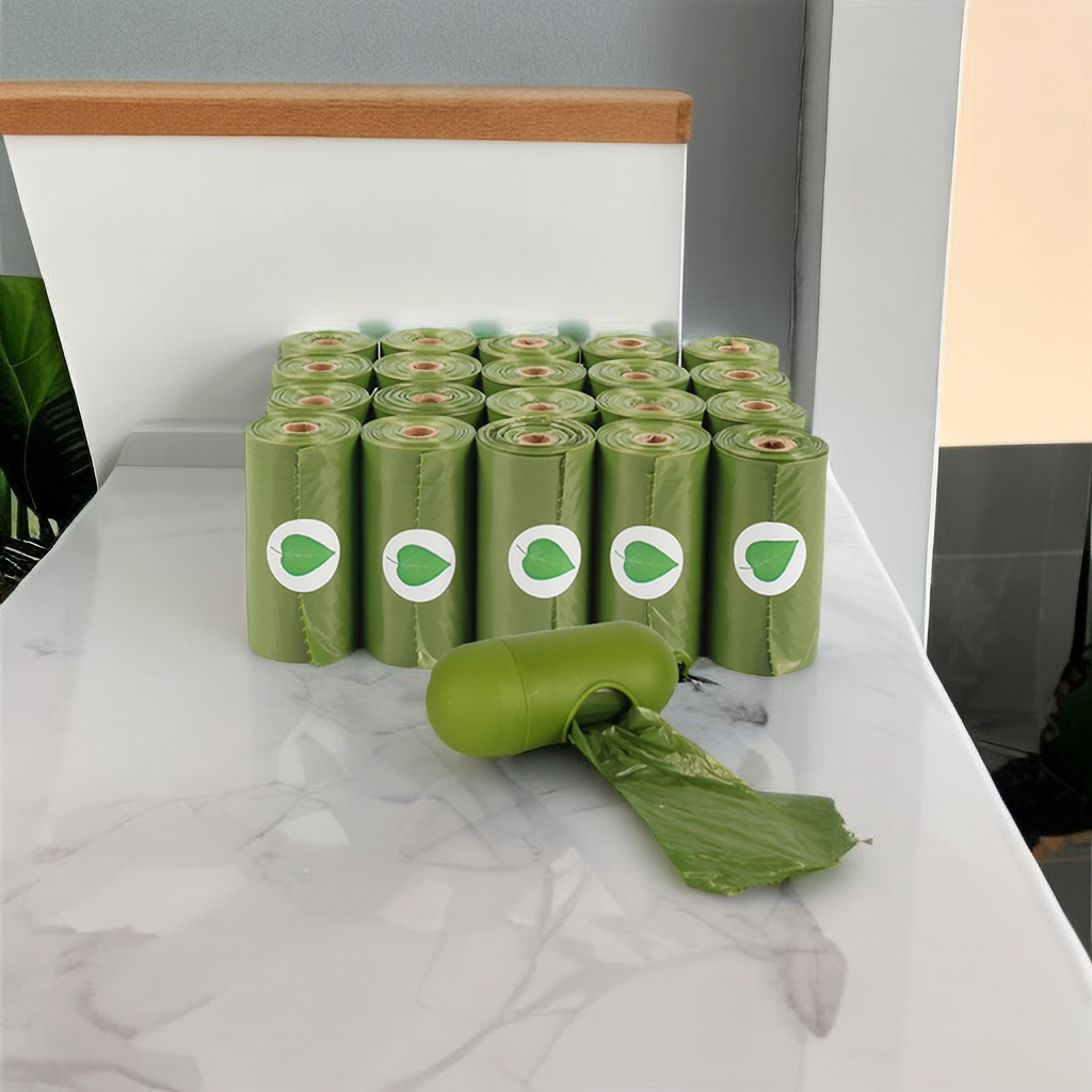 Eco Friendly Compostable Dog Poop Bag Pet Cleaning ODM