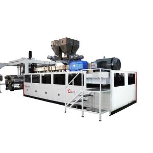 500-1400kg/h Multilayer Sheet Co-Extrusion Line For Factory Lunch Boxes