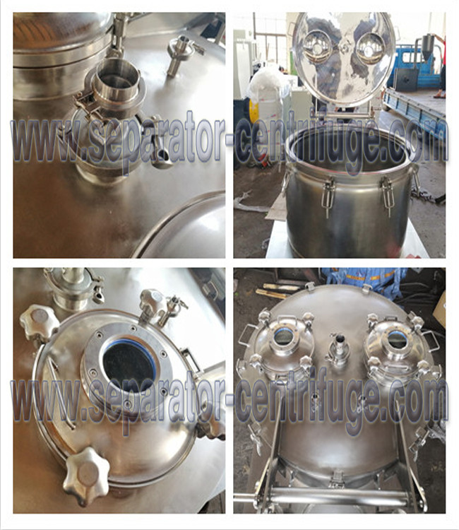 Plant Dehydration and Spinning Basket Centrifuge With Cooling Jacket
