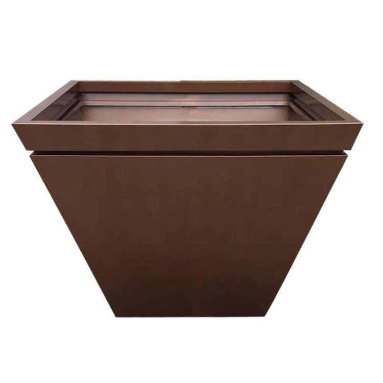xxl large flower pot outdoor metal flower planter