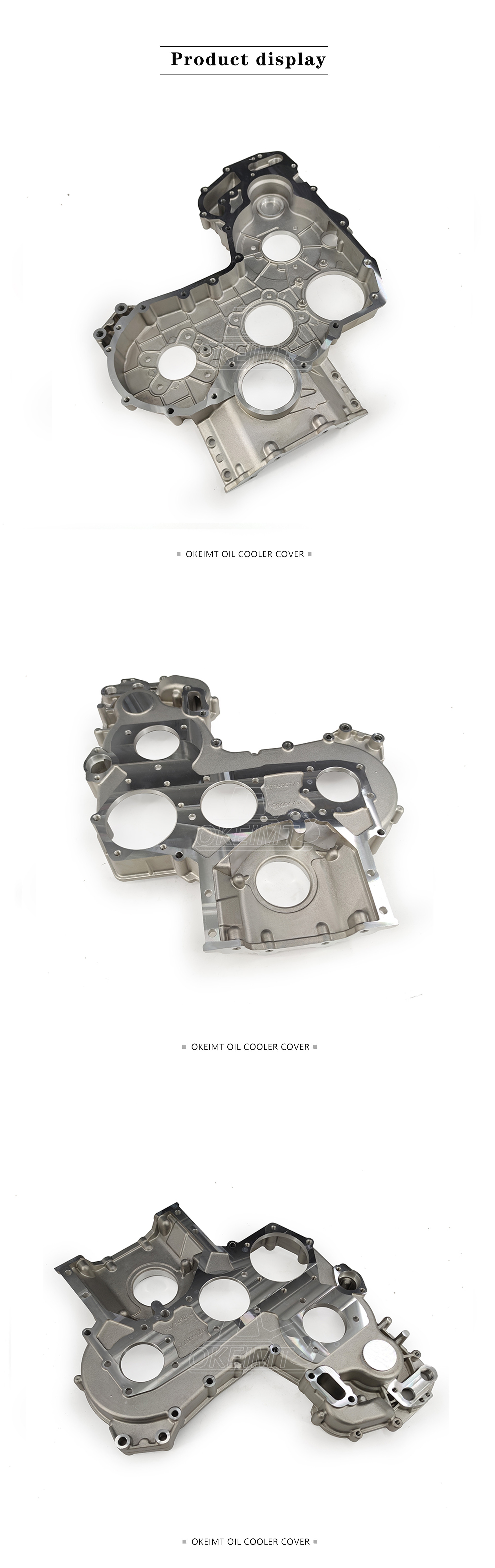 Excavator Engine Parts C7.1 Diesel Engine Timing Cover 3716C573 For Perkins