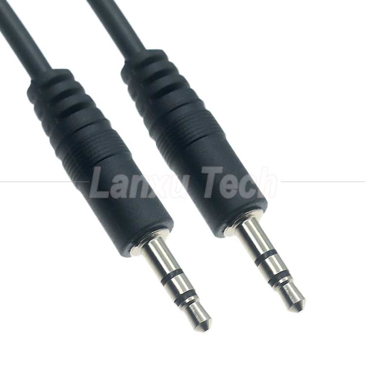 OEM Customization 1M 2M 3M 5M 10M 3 Poles TRS Male to Male 3.5mm Aux Stereo Jack Audio Extension Cable
