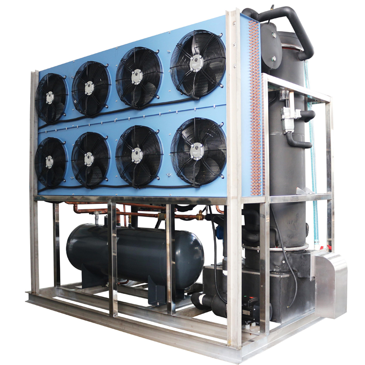 Automatic Tube Ice Machine 10T/24H Commercial For Farm Sea For Food Fish Bar