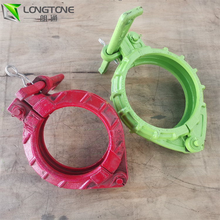DN125 Concrete Pump 4 Inch Pipe Coupling Clamp Snap Steel