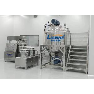 Button Control Homogenizing Vacuum Emulsifier Ketchup Mayonnaise Making Machine