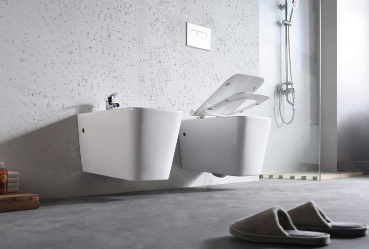 Sanitary ware smart ladies bidet shattaf water closet wall mounted muslim