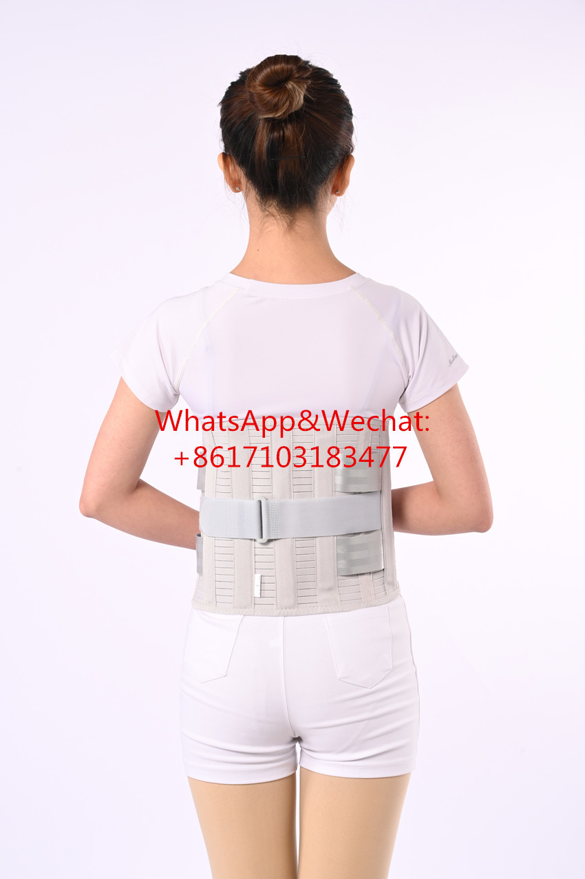 Neoprene Back Brace with Power Straps Reinforced Lumbar Support