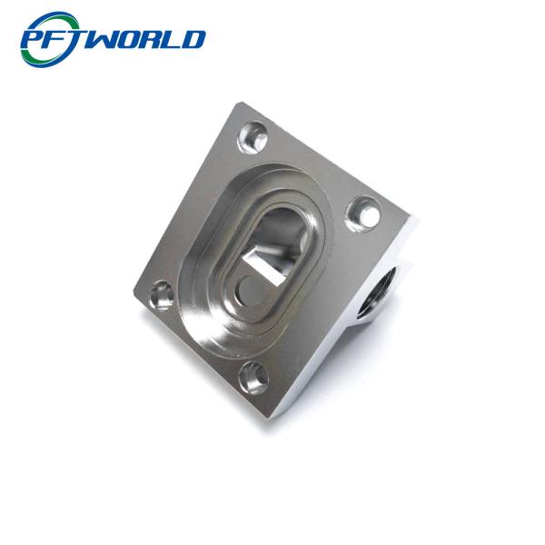 Brass Gold Color CNC Milling Metal Parts , Bead Blasted 3D Printer Spare Parts