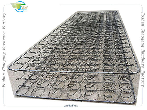 Heat Treatment Bonnell Spring Unit , Mattress Inner Bonnell Coil System