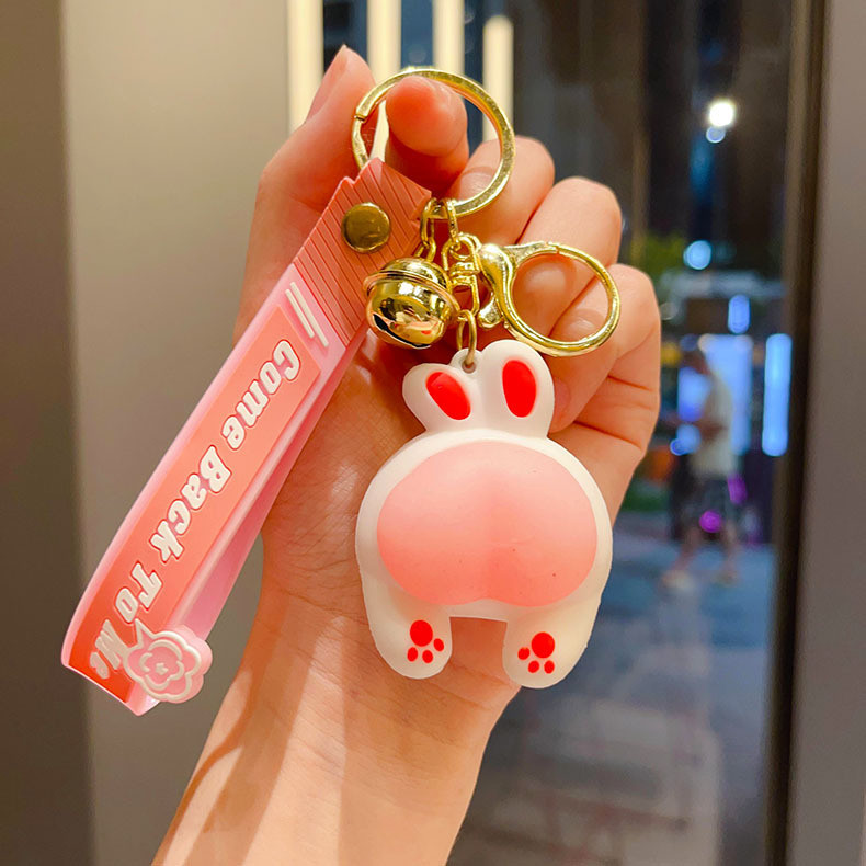 Cartoon And Modern Kawaii Car Keychain Accessories Purse Handbag Custom Keychain Charms