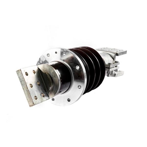 Customized High Voltage Bushing Electric Ceramic Insulator 40.5KV With Brass