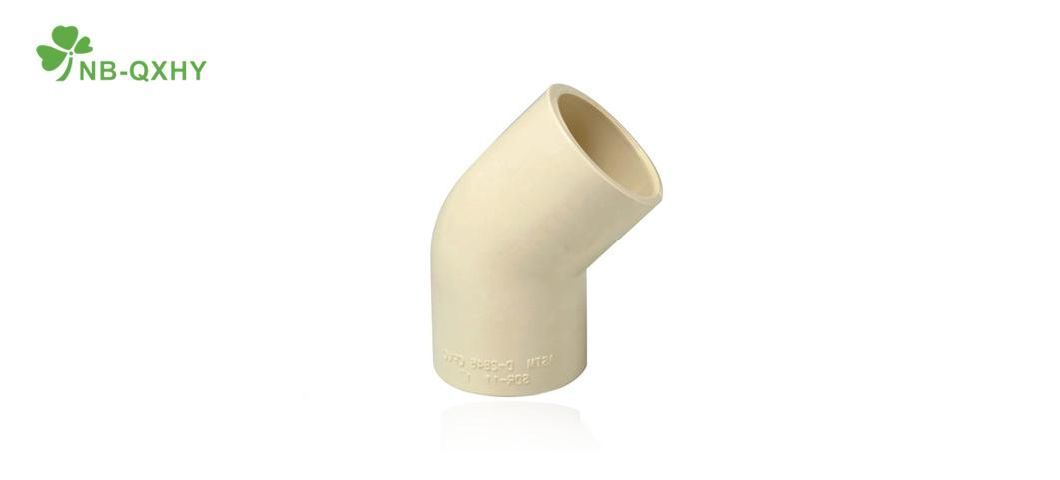 Nb-Qxhy Water Supply CPVC Fitting 45 Deg Elbow with ASTM 2846 Standard