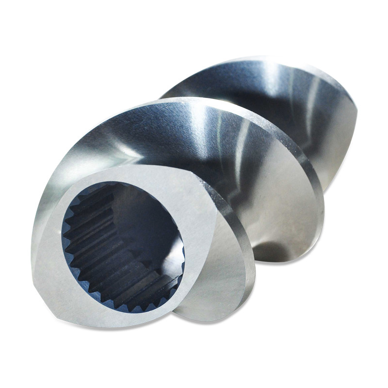 SKD11 Polishing Plastic Extruder Screw Elements For Puffed Food Industry