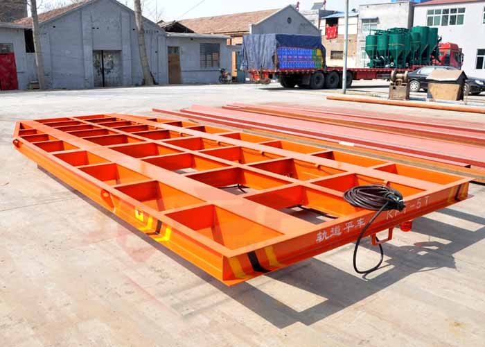 High Temperature Battery Power Billet Transfer Car On Steel Rails