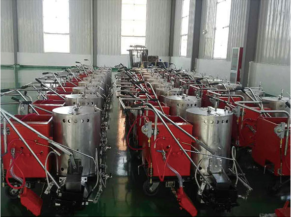 Traffic Safety Road Line Painting Machine 200Kg Road Marking Paint Machine
