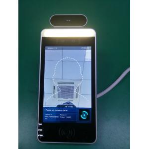  Monocular Camera 8 Inch Android Based Face Checking Panel PC With Desktop Pedestal Manufactures