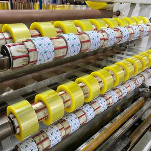 China Clear / Transparent Yellowish Opp Carton Sealing FRAGILE Packing Tape on sale