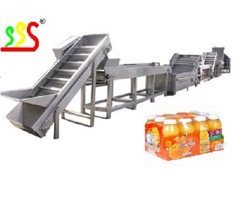Soft Drink Production Line For Mango Pineapple Fruit Juice Production And Processing Automatic