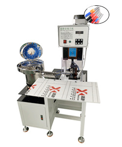 Powerful Pre-insulated Wire Terminal Stripping Crimping Number Tube Inserting Machine