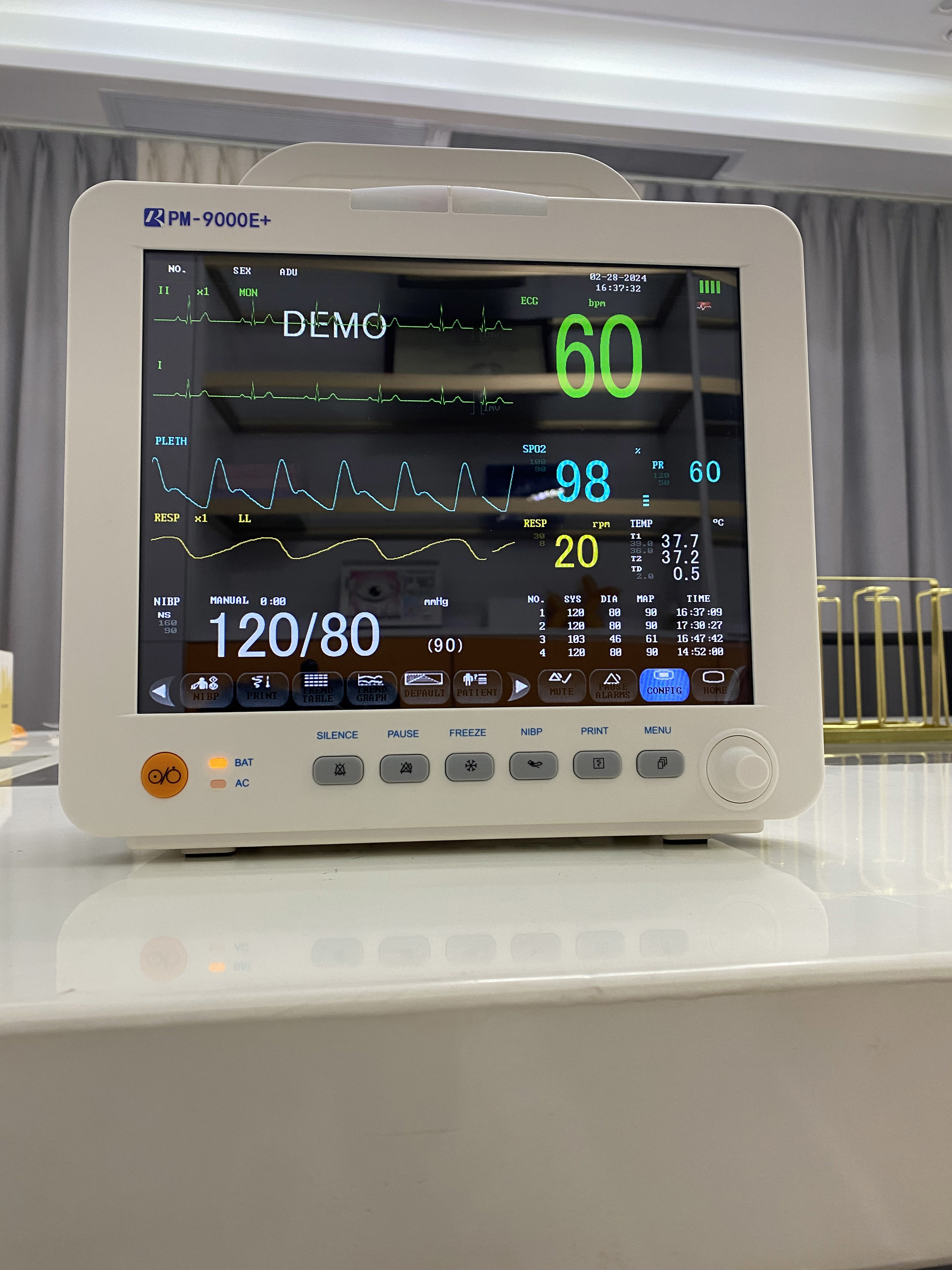 Medical equipment manufacturer high quality multi-parameter monitor 6 parameters