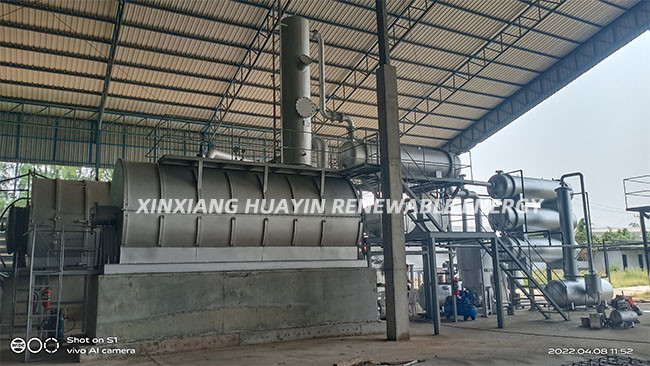10 Ton Waste Tyre Oil To Diesel Refining Machine Energy Saving