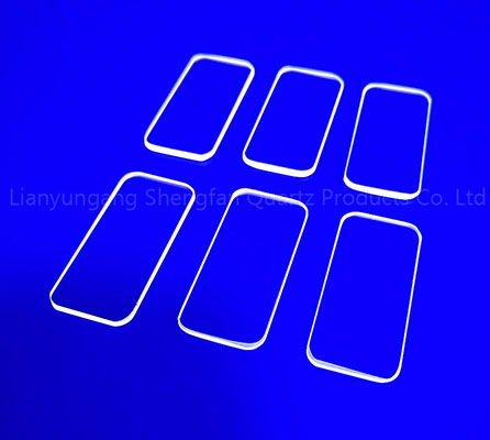 JGS1 Optical Quartz Disc Clear Glass Plates Fused Silica Quartz Disc 0.5 Mm