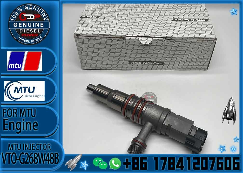 VTO-H163BD Quality goods common rail diesel injector VTOH163BD For VTO-G268W48B DDC/MTU 4000.01 VTOG268W48B