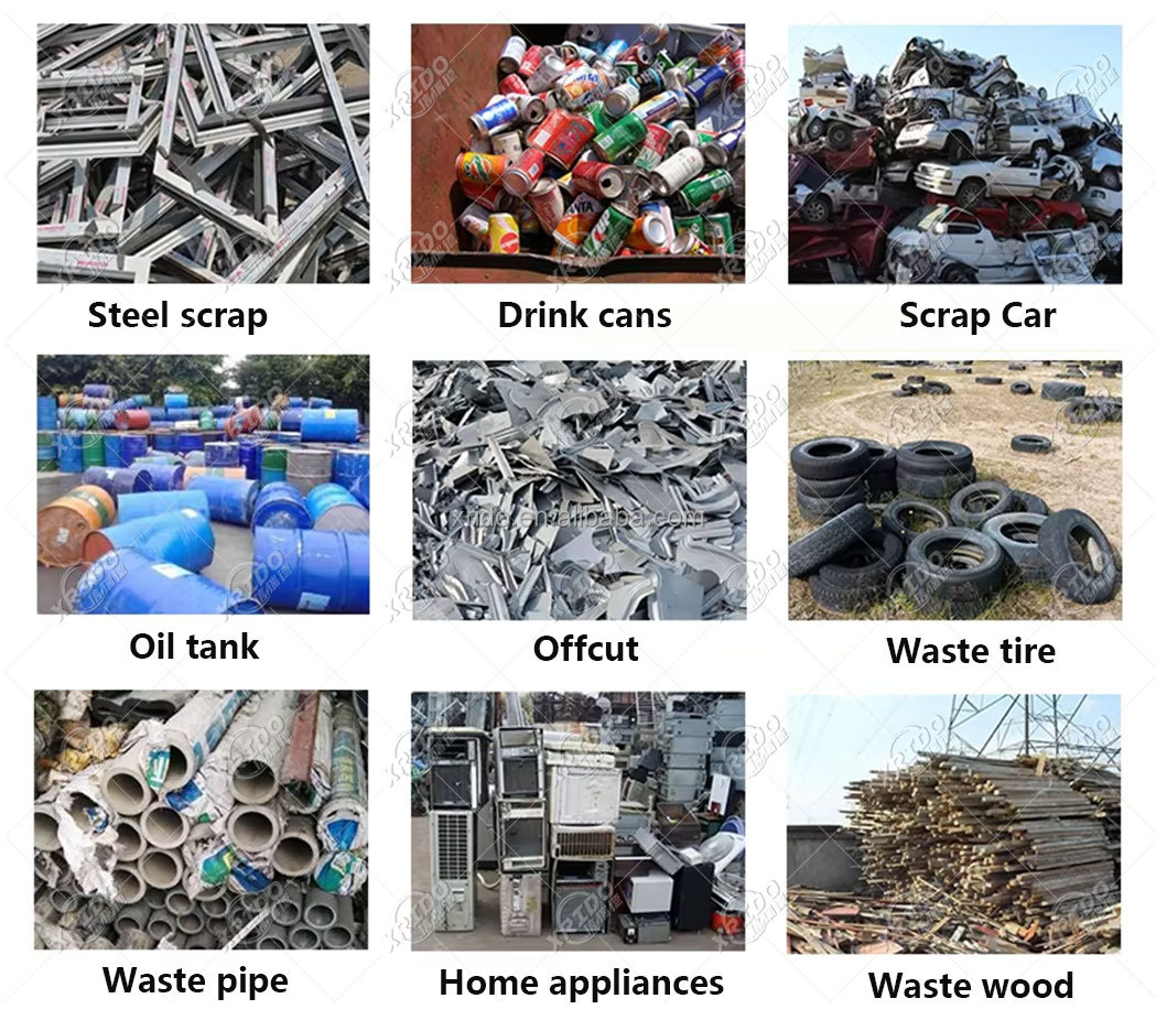 Double Shaft Shredder Machine for Scrap Metal Plastic Crusher Aluminum Iron Steel Shredding Machine Price