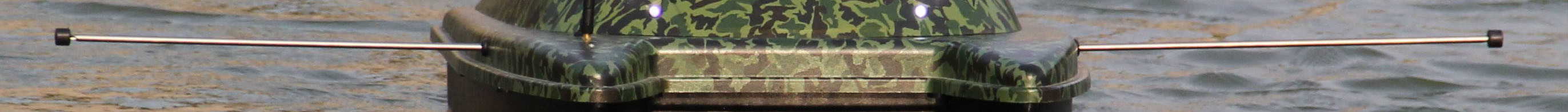 Catamaran bait boat DEVC-308M3 , Camouflage remote control fishing bait boat Sailing Speed 1-2 M/S