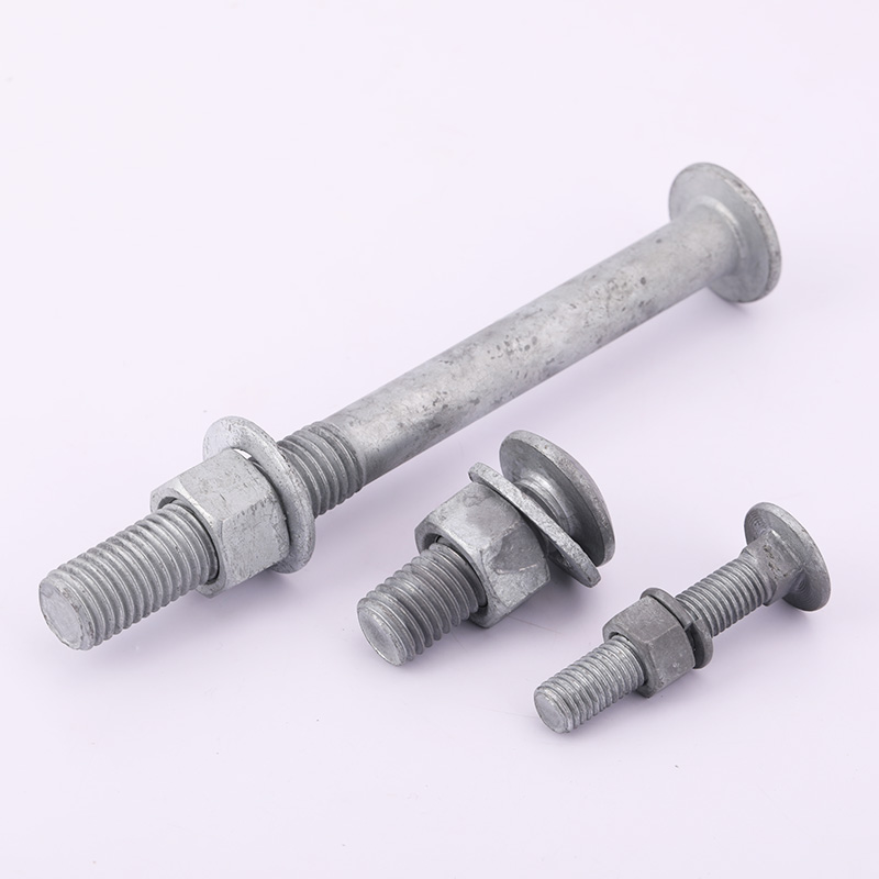 Round Head Square Neck Carriage Bolts Black Finish DIN 603 Carbon Steel Grade 6.8
