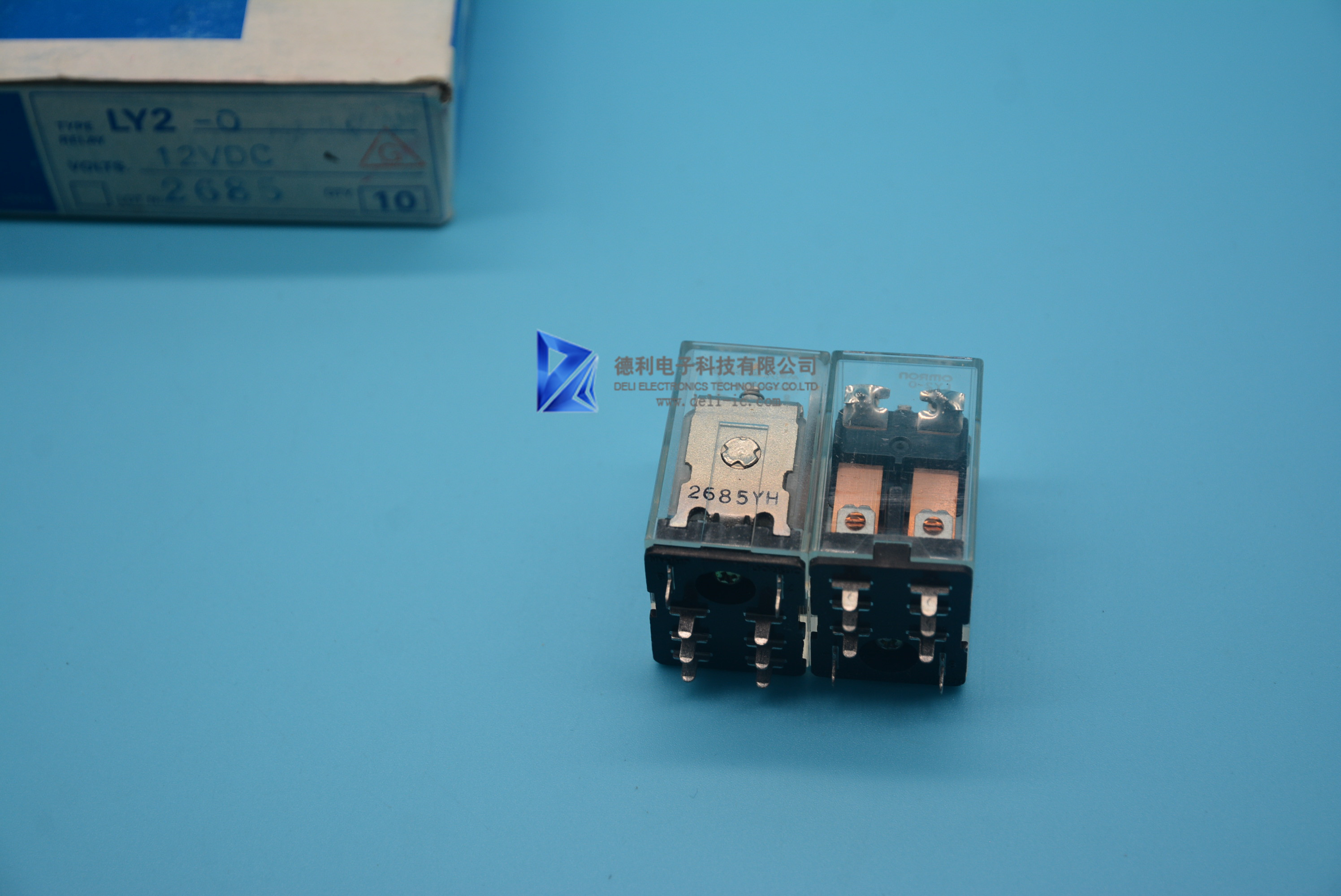 DPDT LY2 12VDC OMRON LY General Purpose Relay LED Indicator